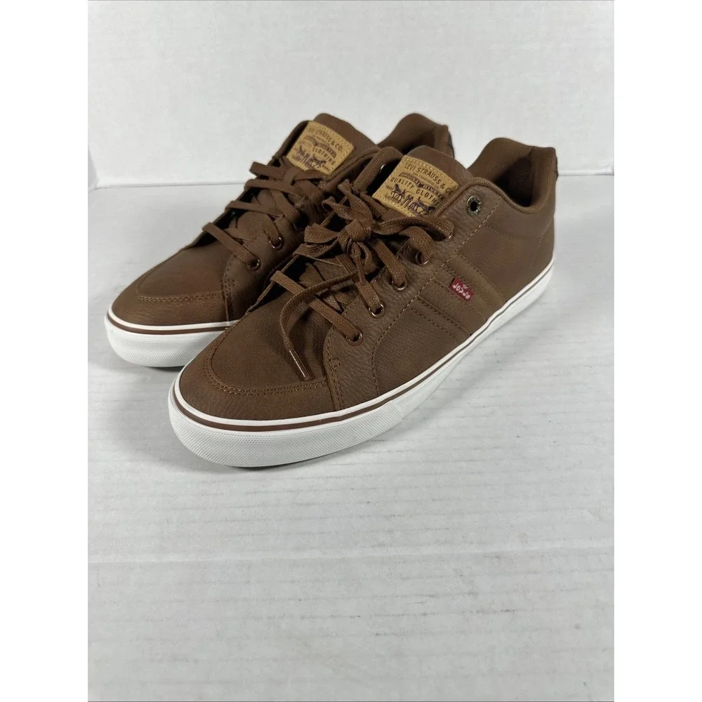 Levi's Mens Avery Synthetic Leather Casual‎ Lace Up Sneaker Shoe 10.5M